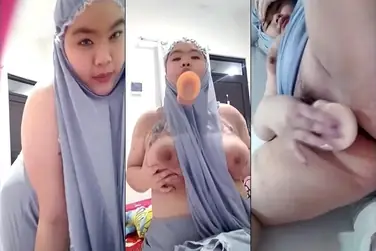 Bokep Hijab Tobrut Pake Mukena Main Dildo
